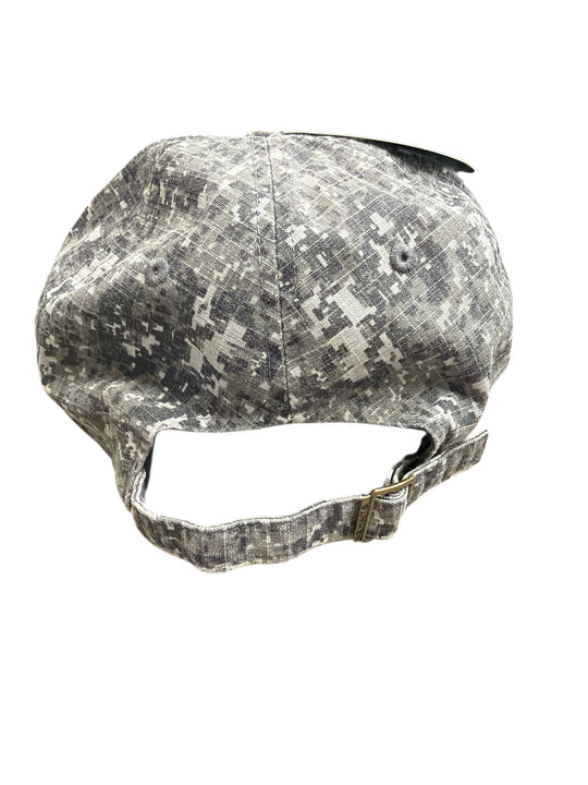 Digital camouflage baseball cap on a white background