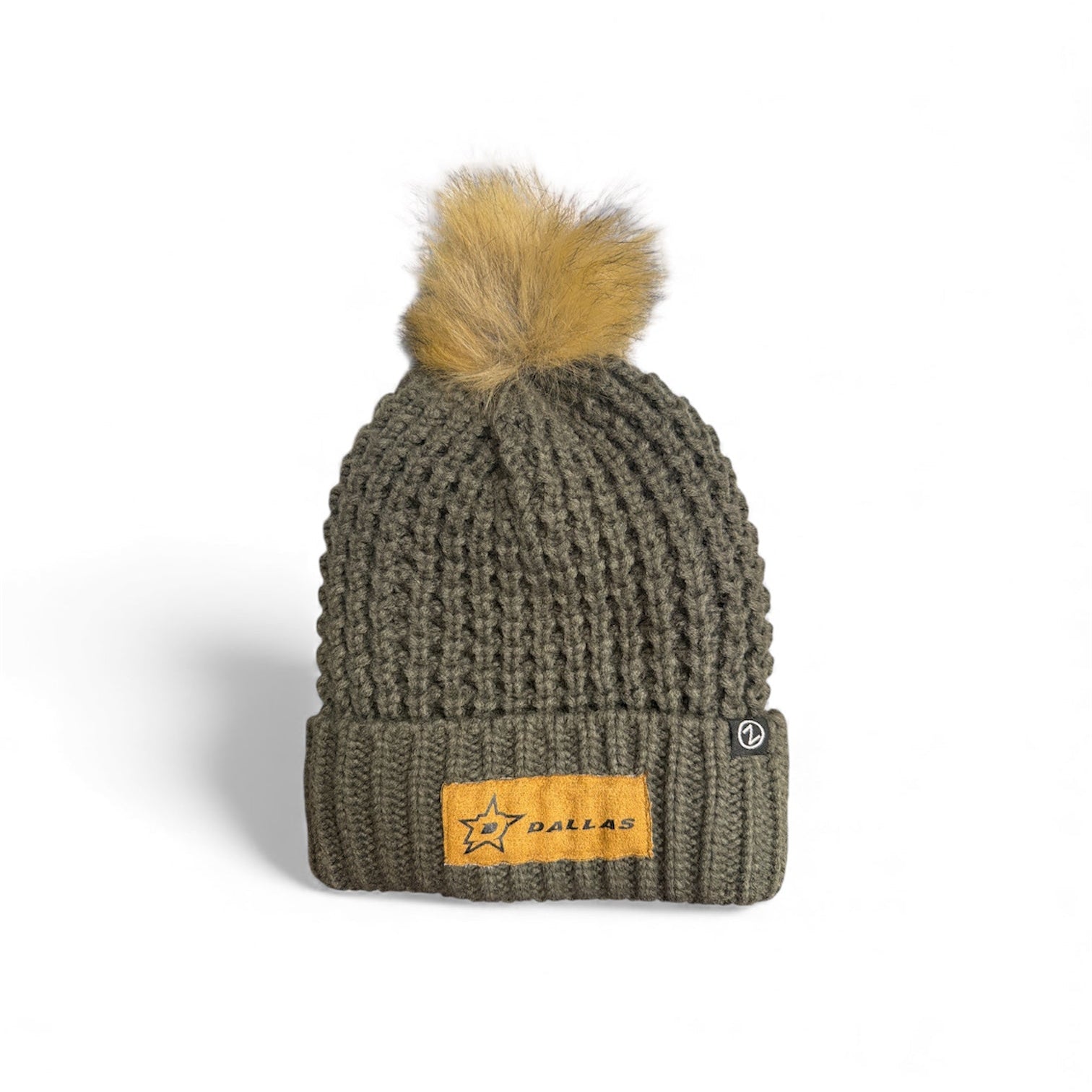 Photo of Dallas Stars Zephyr Charcoal Knit w/pom