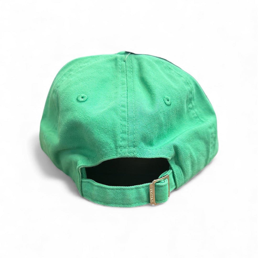 Green cap on a white background