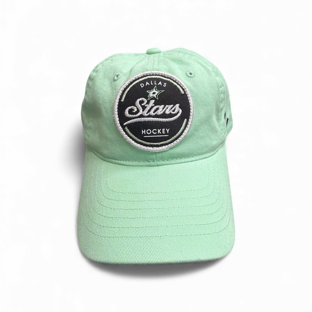 Light green cap with Dallas Stars logo on a white background