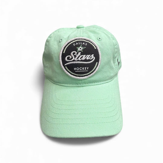 Light green cap with Dallas Stars logo on a white background