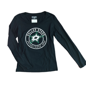 DALLAS STARS WOMENS LEVELWEAR FREE AGENT LONG SLEEVE TEE - Front View