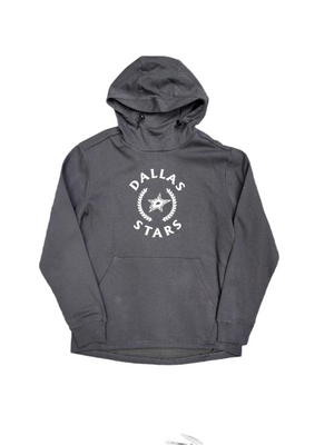 PHOTO OF DALLAS STARS LEVELWEAR SHIFT HOODY IN CHARCOAL - FRONT VIEW