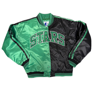 Photo of Dallas Stars Starter Women's Satin Full Snap Jacket - Front View