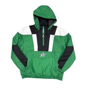 Photo of Dallas Stars Starter Men's Charger Half Zip Jacket - Front View