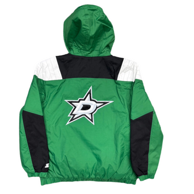 Photo of Dallas Stars Starter Men's Charger Half Zip Jacket - Back View