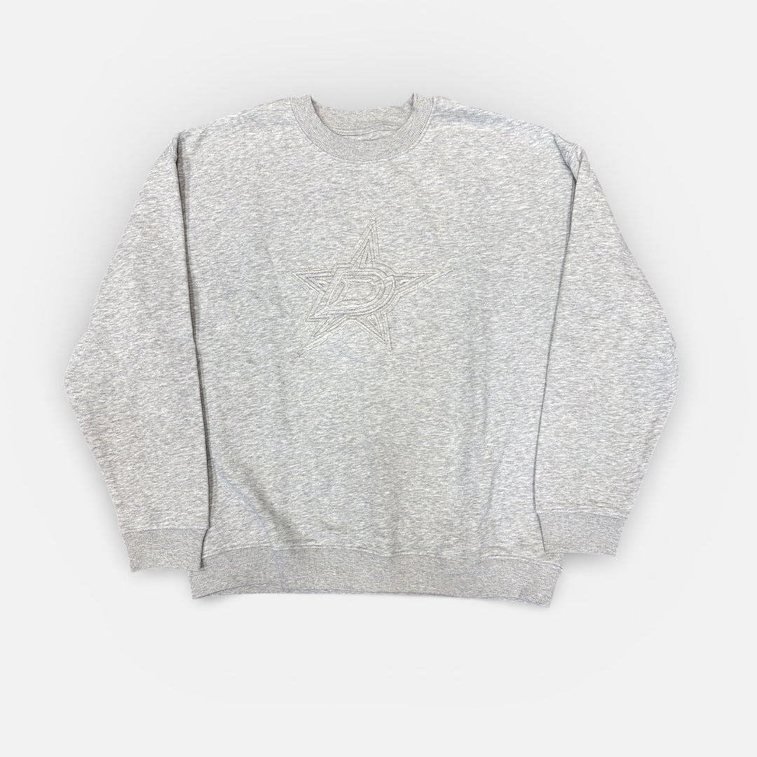 Gray sweatshirt on a white background