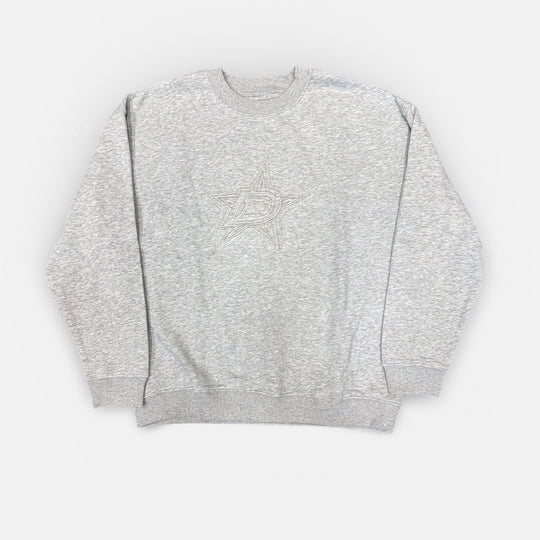 Gray sweatshirt on a white background