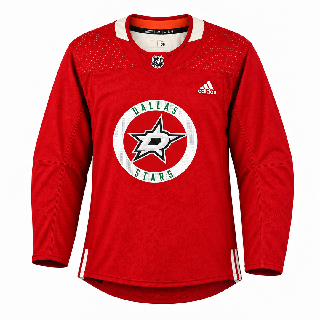 DALLAS STARS ADIDAS AUTHENTIC PRO PRACTICE JERSEY RED