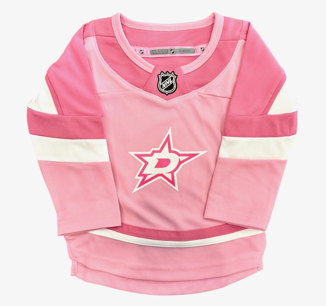 DALLAS STARS OUTERSTUFF TODDLER PINK FASHION JERSEY