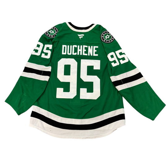 Game Worn Dallas Stars Home hockey jersey with number 95 and name &