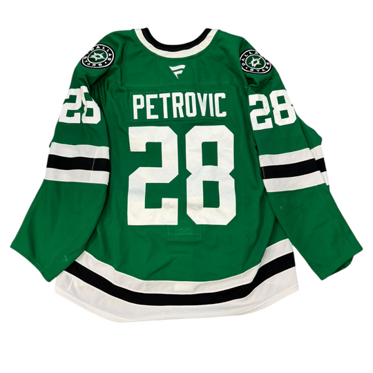 Game Worn Dallas Stars Home hockey jersey with &