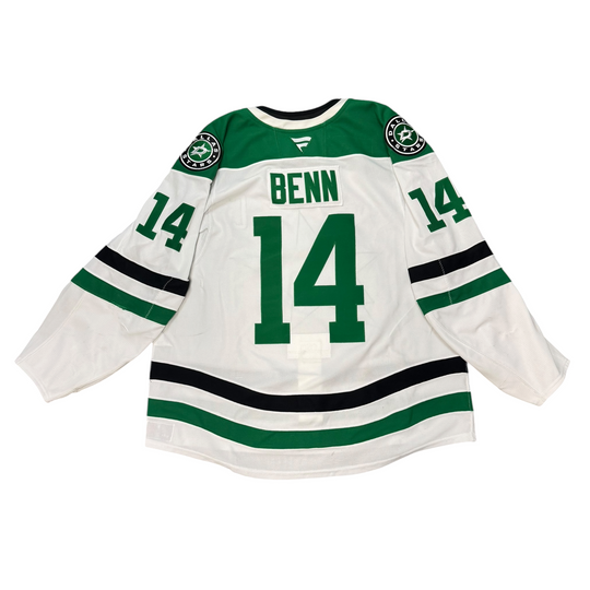 Game Worn Dallas Stars Away Hockey jersey with number 14 and name &
