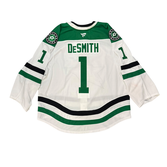 Game worn Dallas Stars away jersey with &