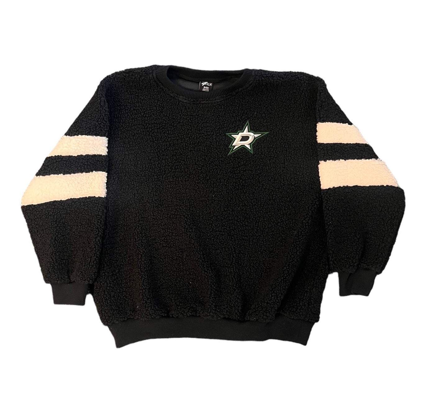 DALLAS STARS WOMEN'S G-III FOR HER SHERPA PULLOVER - FRONT VIEW