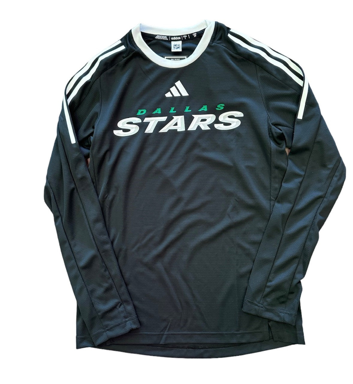 PHOTO OF DALLAS STARS ADIDAS PERFORMANCE LONG SLEEVE TEE