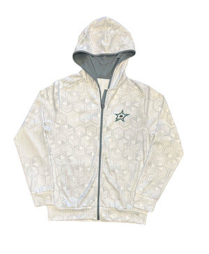 DALLAS STARS ANTIGUA PHANTOM FULL ZIP JACKET - Front view of jacket