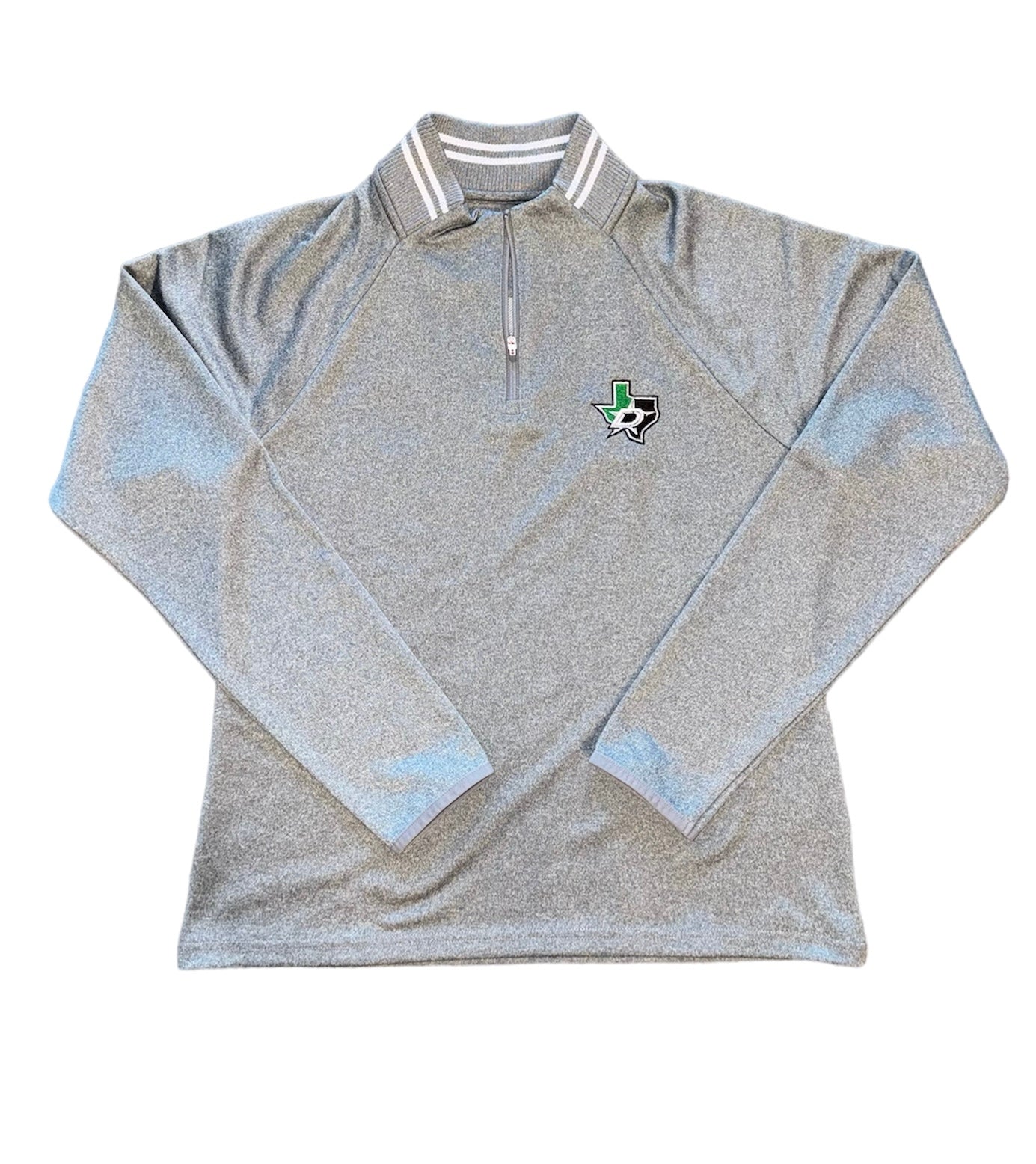 Dallas Stars Women's Antigua Milo 1/4 Zip - Front View 