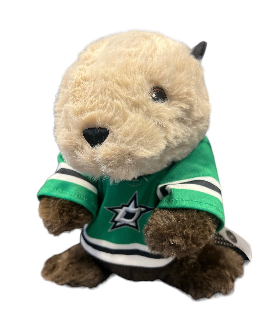 DALLAS STARS STUFFED ANIMAL HOUSE PLUSH OTTER - FRONT VIEW