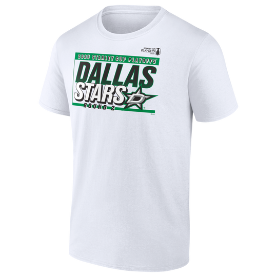 DALLAS STARS FANATICS 2025 ROUND 2 PLAYOFF ROSTER S/S TEE
