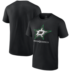 DALLAS STARS FANATICS 2024 PLAYOFF BREAKOUT S/S TEE -FRONT & BACK VIEW