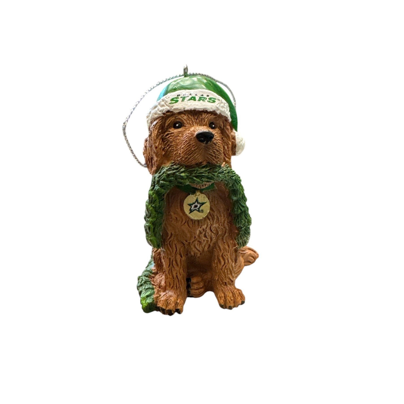 Photo of Dallas Stars FOCO Retriever Dog Christmas Tree Ornament