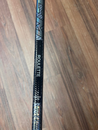 ROULETTE NEW CCM TEAM ISSUED STICK - View of name on stick