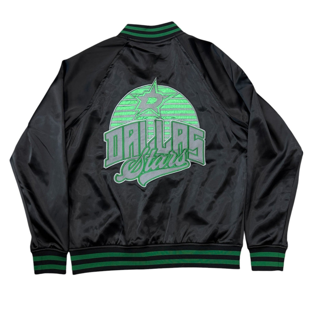 SATIN BOMBER JACKET - BACK VIEW