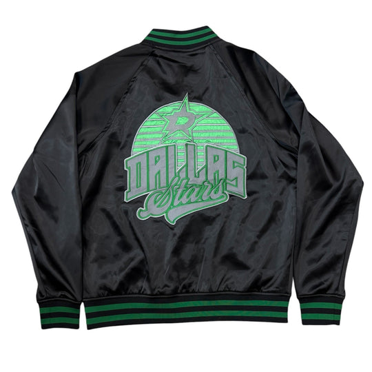 SATIN BOMBER JACKET - BACK VIEW