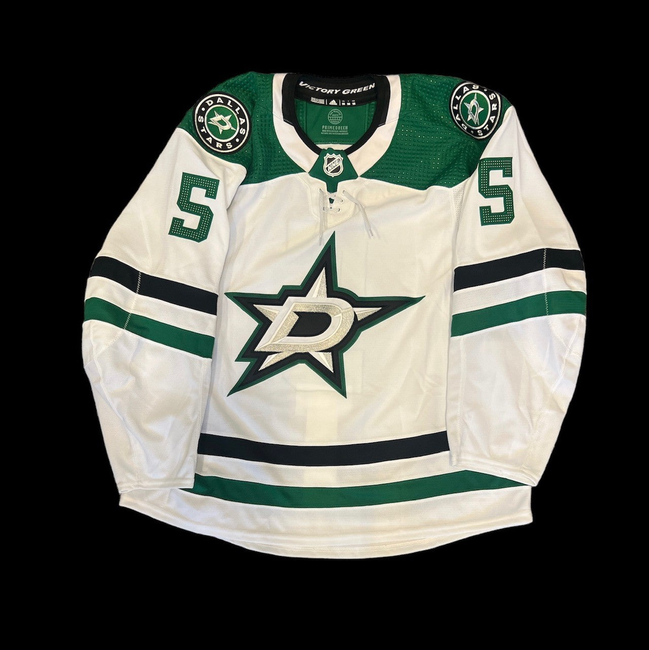 DALLAS STARS TEAM ISSUED ANDREJ SEKERA AWAY JERSEY - FRONT VIEW