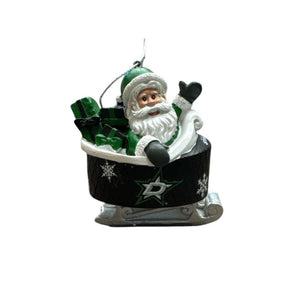 Photo of Dallas Stars FOCO Santa Puck Christmas Tree Ornament