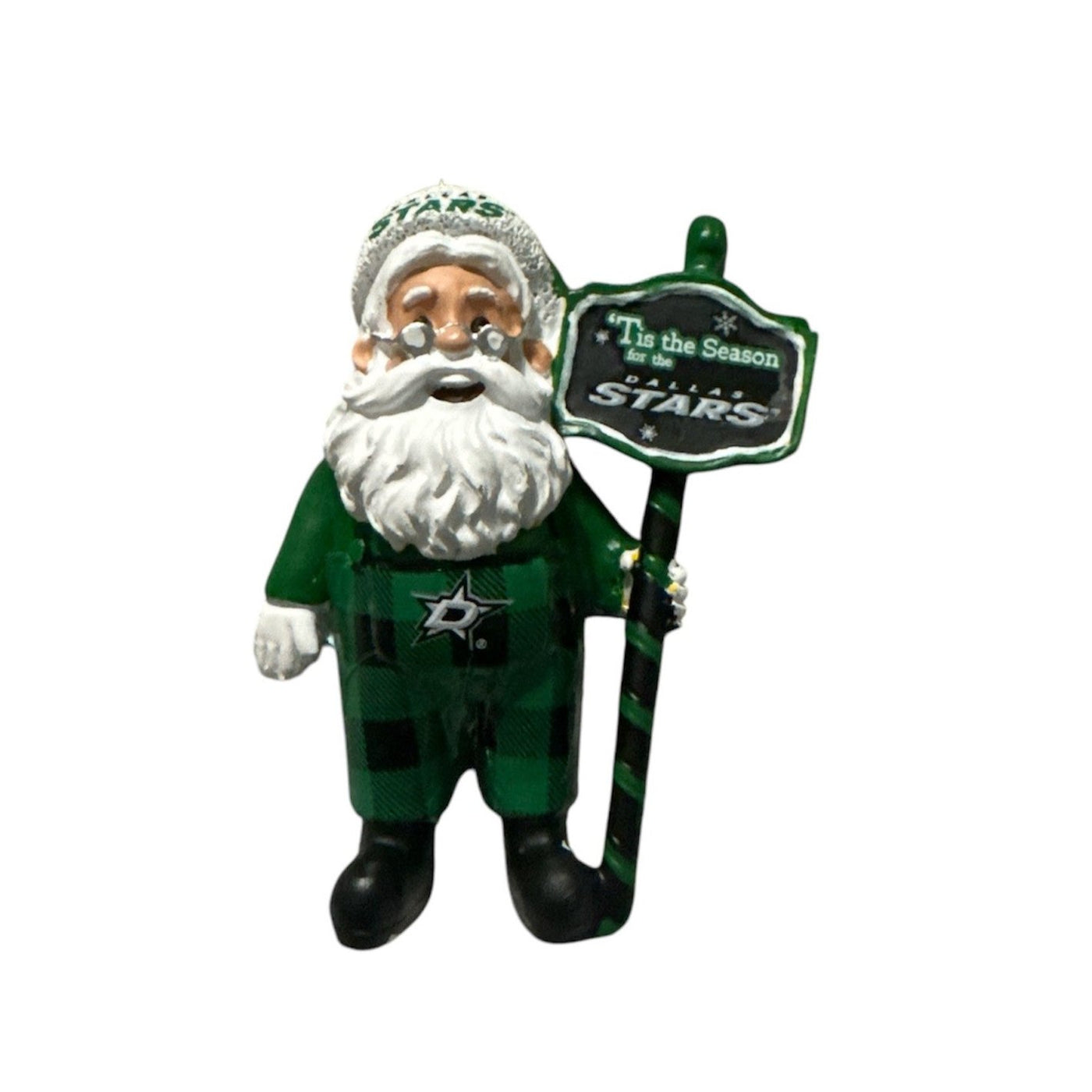 Photo of Dallas Stars FOCO Santa Tis The Season for Dallas Stars Christmas Tree Ornament