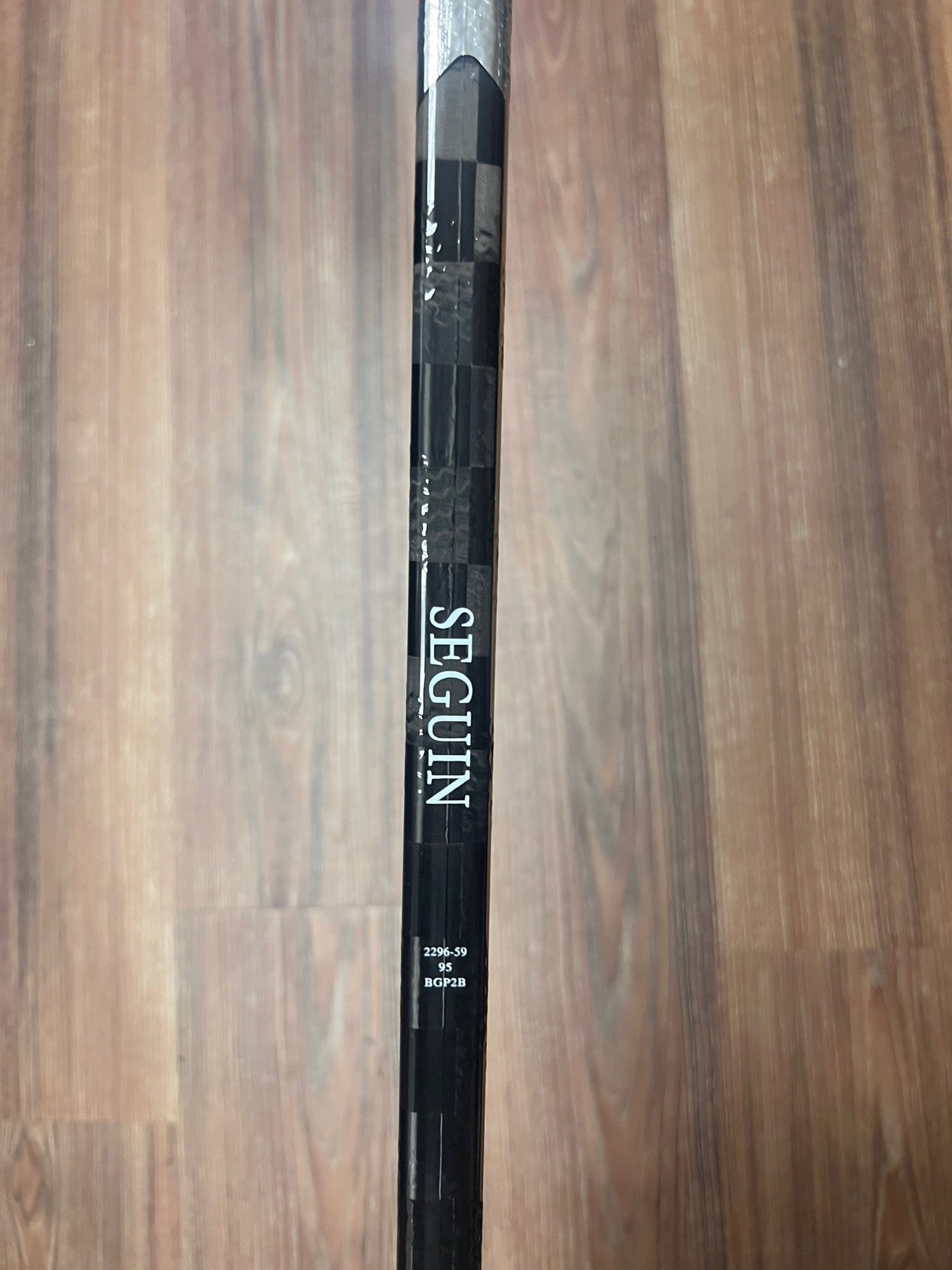 SEGUIN NEW BAUER TEAM ISSUED STICK - View of name on stick