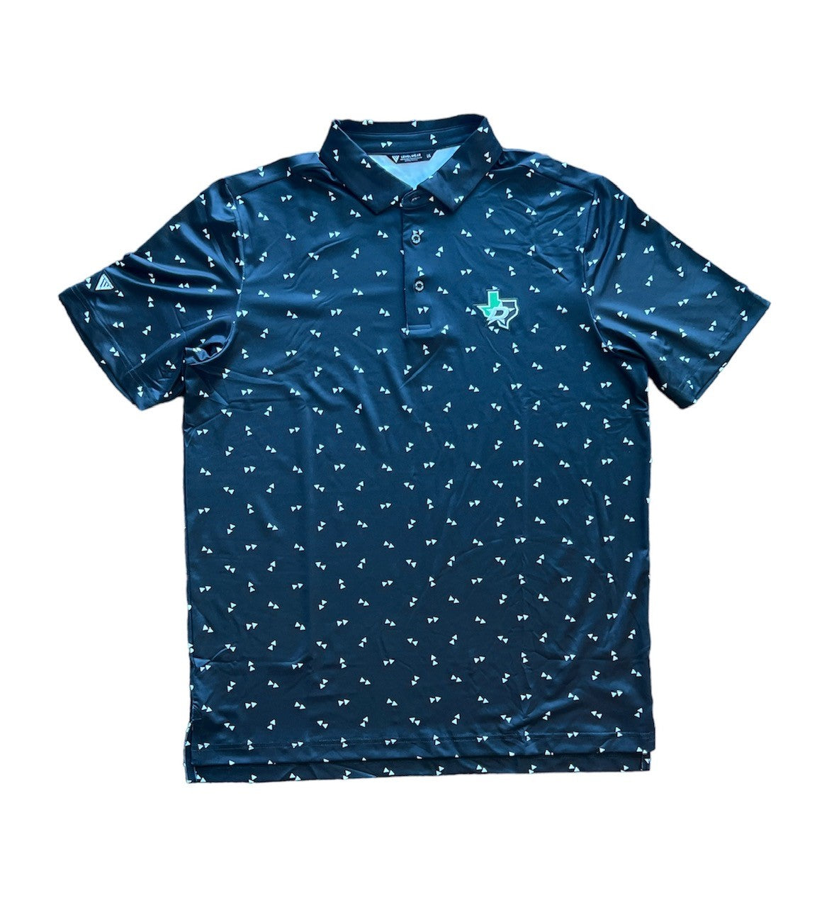 DALLAS STARS LEVELWEAR SPEAR POLO - Front view of polo