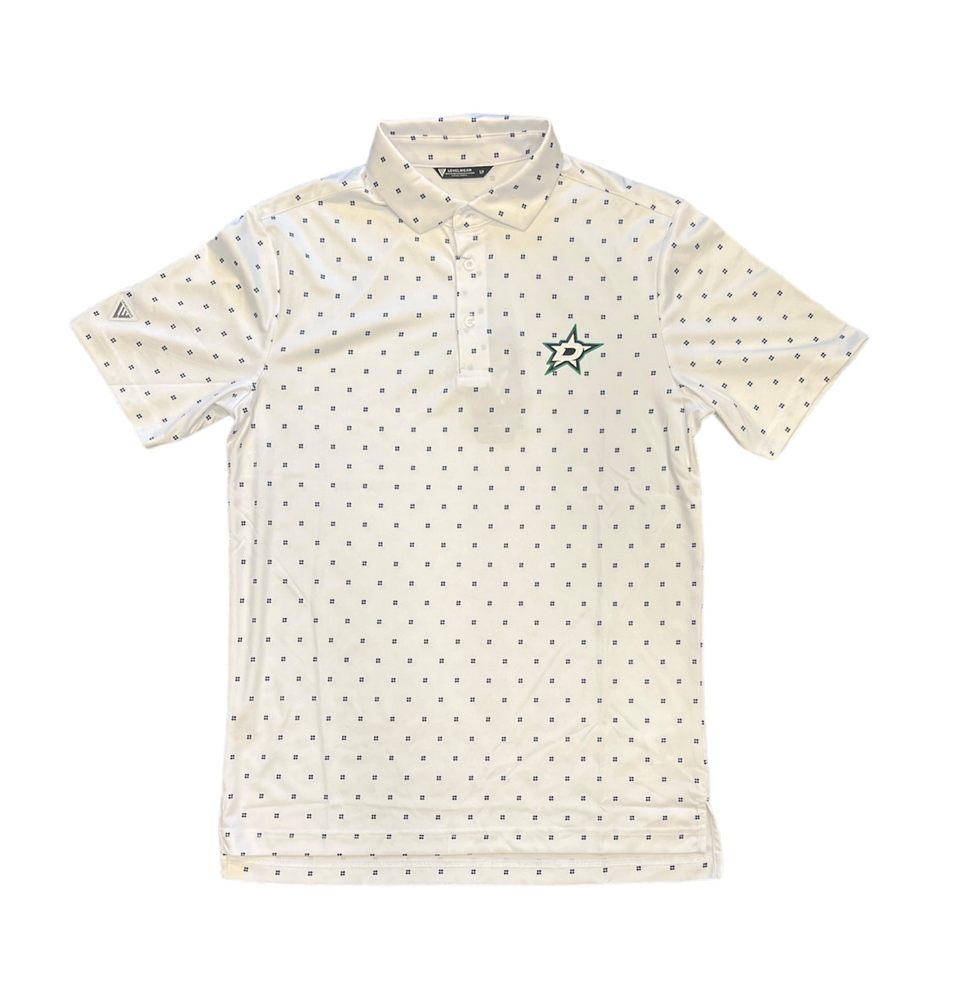 DALLAS STARS LEVELWEAR SCRATCH POLO - Front view of polo