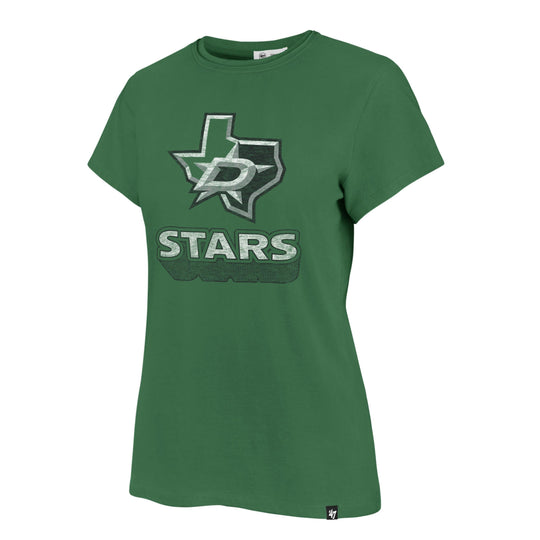 DALLAS STARS 47 BRAND WOMENS SWEET SPOT FRANKIE TEE - FRONT VIEW