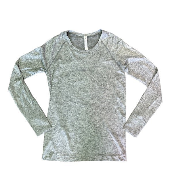 DALLAS STARS LULULEMON WOMENS SWIFTLY LONG SLEEVE SHIRT GREY