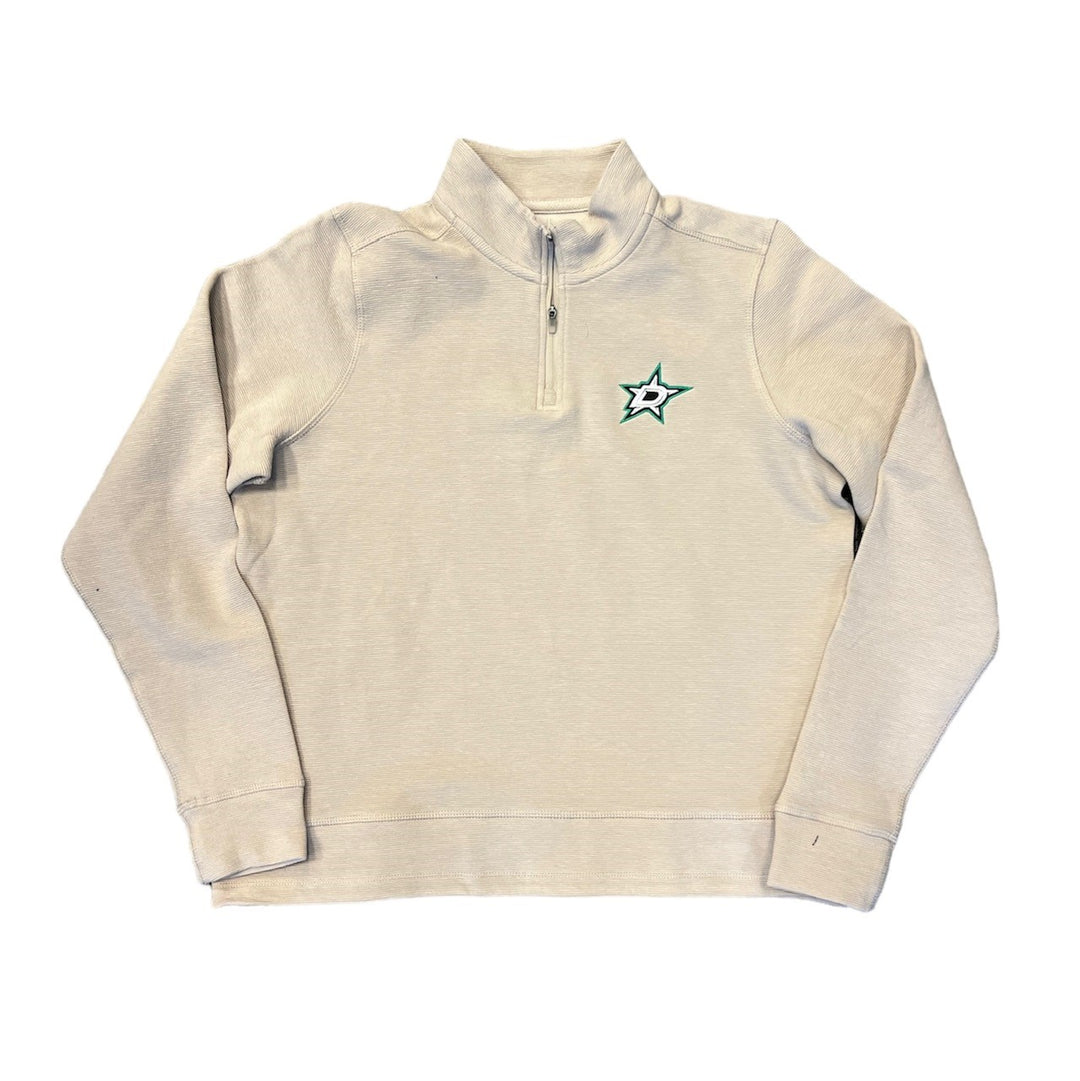 DALLAS STARS ANTIGUA WOMENS PORTAL 1/4 ZIP - FRONT VIEW