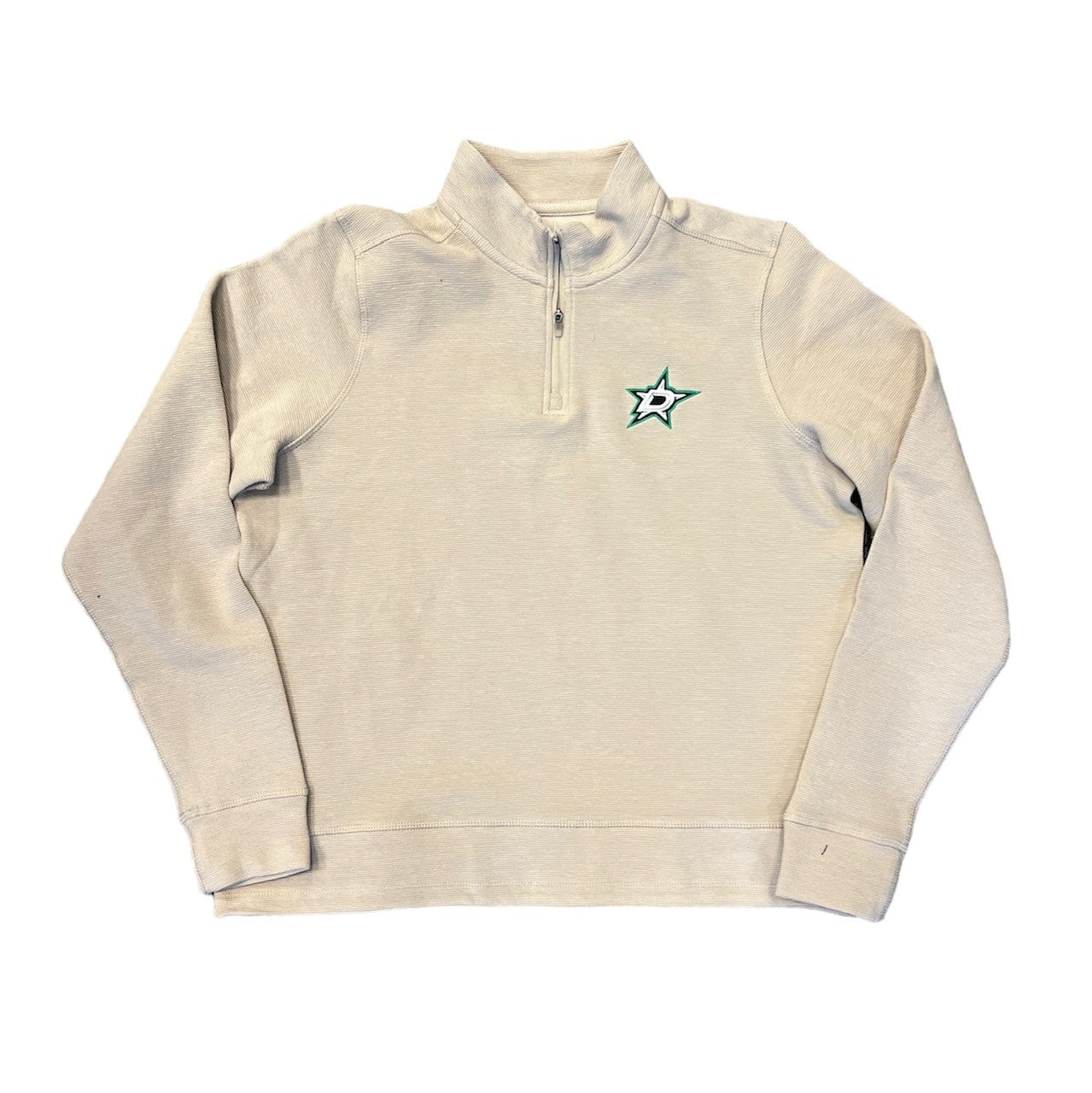 DALLAS STARS ANTIGUA WOMENS PORTAL 1/4 ZIP - FRONT VIEW