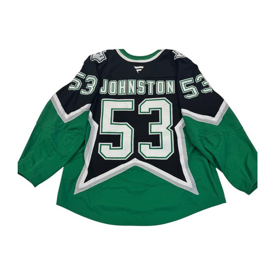WYATT JOHNSTON PLAYOFF GAME WORN &