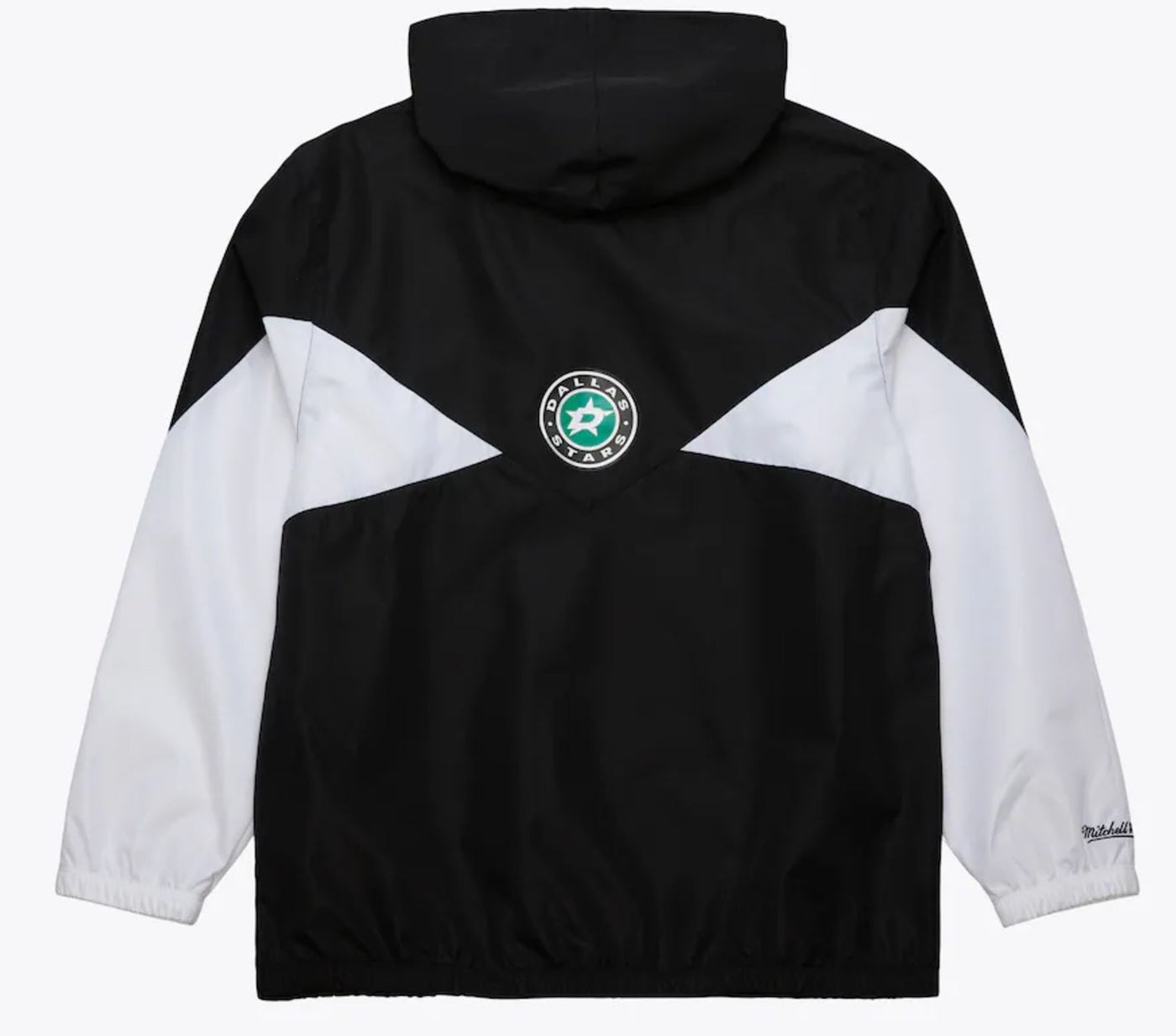 Photo of Dallas Stars Men's Black Dallas Stars Ultimate Lightweight Full-Zip Windbreaker Jacket - Front View