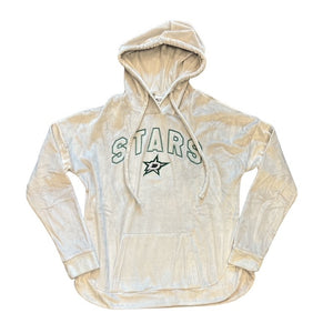 DALLAS STARS WMN CONCEPTS SPORT VELURE HOODY - Photo of hoody, front view