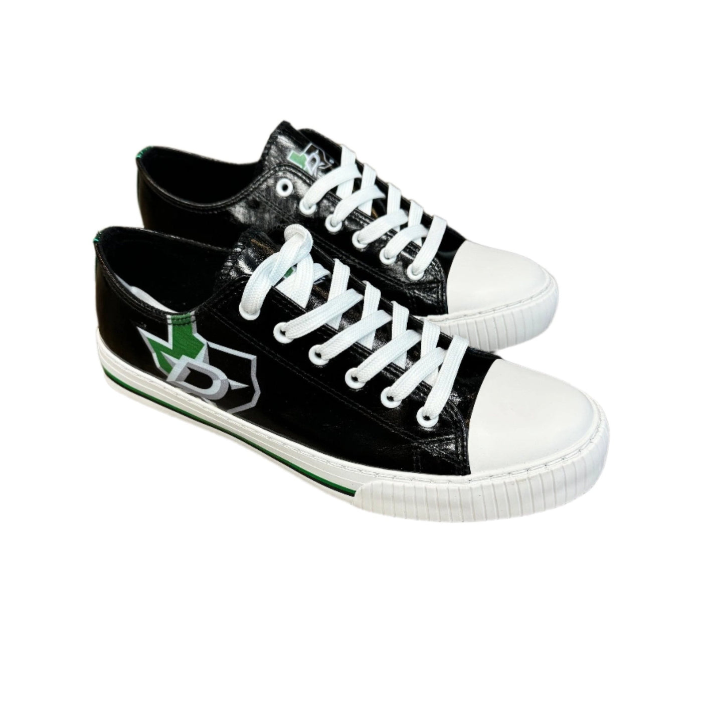 Photo of Dallas Stars Women's FOCO Black Metallic sneaker - side view