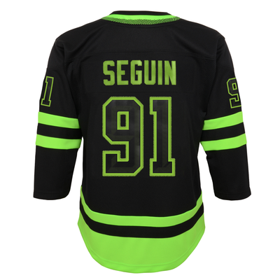 DALLAS STARS OUTERSTUFF YOUTH BLACKOUT TYLER SEGUIN 3RD PREMIER JERSEY - BACK VIEW