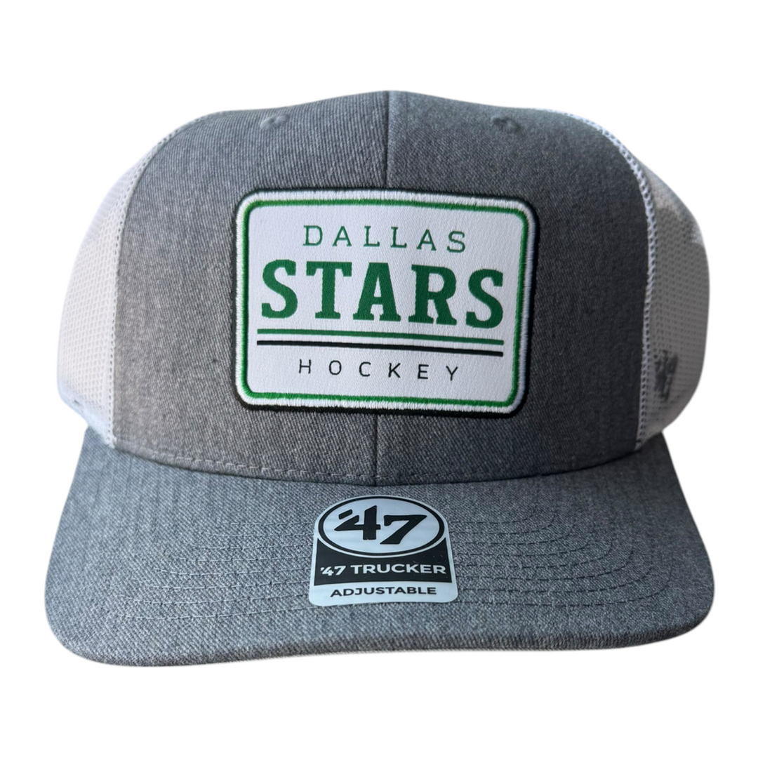 DALLAS STARS 47' ELLINGTON TRUCKER CAP - FRONT VIEW