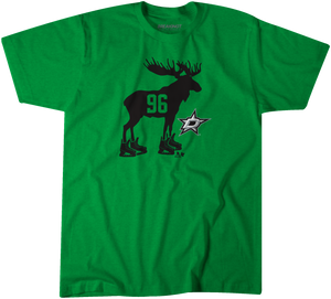  DALLAS STARS YOUTH BREAKING T MIKKO RANTANEN MOOSE TEE- FRONT VIEW