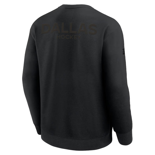 Black sweatshirt with &