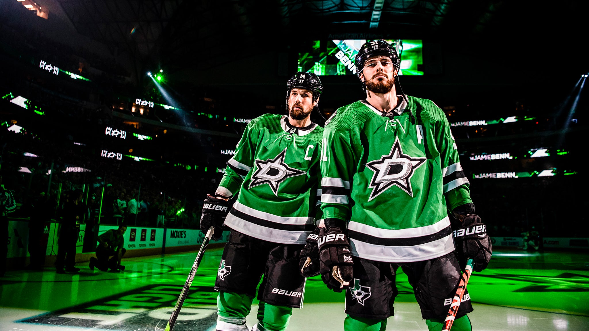 DALLAS STARS YOUTH OUTERSTUFF ROOPE HINTZ PREMIER JERSEY – Hangar