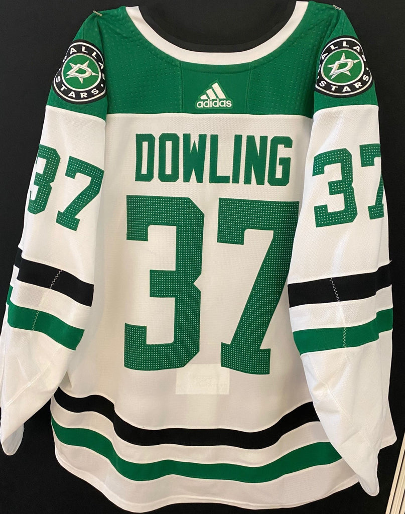 DALLAS STARS TEAM ISSUED JUSTIN DOWLING HOME JERSEY