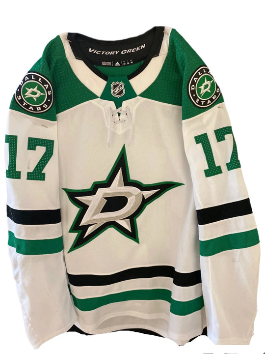 Nick Caamano 20/21 Away Set 1 Game Worn Jersey in White - Front View